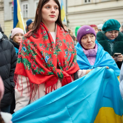 Украинская волонтерка в Чехии: 19-летняя Анна Абрамчук