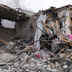 Body fragments found under the rubble