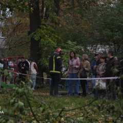 Последствия российской атаки в Киеве