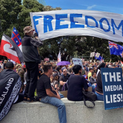 Протести проти ковіду в Новій Зеландії