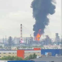 Руйнування нафтопереробного заводу в Московському регіоні