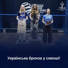Анна Тарсова з бронзовою медаллю