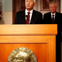 Photo of former head of Nobel committee Jagland