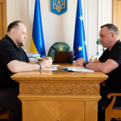 Minister of Internal Affairs and Rada Chairman at the meeting
