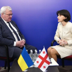 Первая встреча глав МИД Украины и Грузии