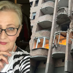 Ракета влучила в легендарний будинок у Києві: постраждали 90% квартир