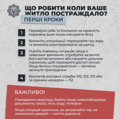 Actions to take during a shelling