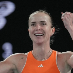 Еліна Світоліна на корті Australian Open