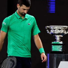 Djokovic's racket from record final