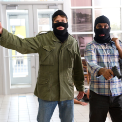 Грабеж и поджог. Пожар в салоне красоты