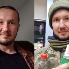 Игорь Ходжаниязов на передовой