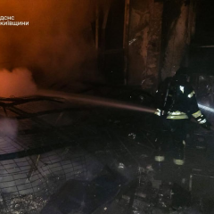 Пожары в Броварском районе после враждебных атак