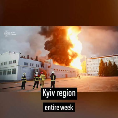 Drone and airstrike in Russia