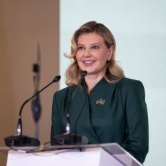 Olena Zelenska reports on generators