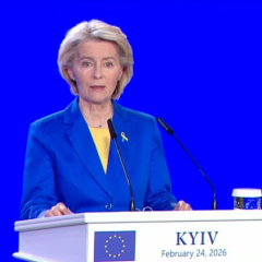 Ursula von der Leyen in Kyiv: euro, energy, sanctions