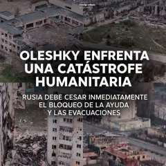Гуманитарный кризис в Олешках без еды и лекарств