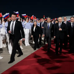 Putin and Xi Jinping in talks
