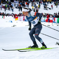Russian skiers at the Olympics