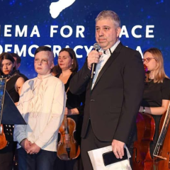 11-year-old Ukrainian received international award for film about children of war