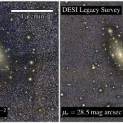 Measuring the edge of the largest galaxy in the Universe