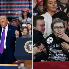 Trump stopped speech at the factory