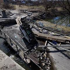 Зруйновані дороги внаслідок російської агресії