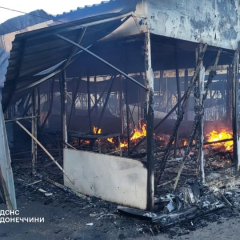 Пожежі в житлових будинках на Донеччині