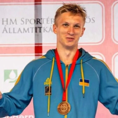 Український п'ятиборець з медаллю Кубка світу