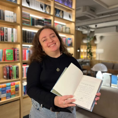 Novel with autograph passed to Natalia Timoshenko