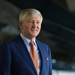 Rinat Akhmetov at Shakhtar's match in Krakow