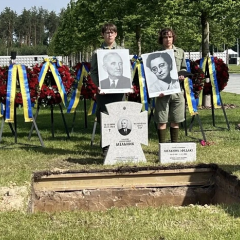 Burial of OUN leader Andriy Melnyk