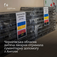 От ангольского мецената — 50 больничных кроватей детской больнице Чернигова