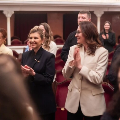 Olena Zelenska attends premiere of 'Aeneid'