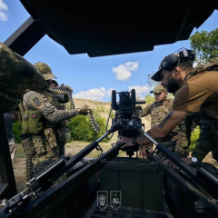 Бійці НГУ на вогневій позиції