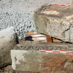 Roman inscription on the Black Sea coast