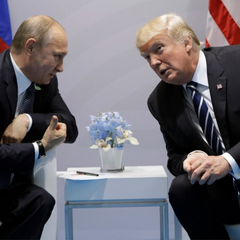 Трамп и Путин на встрече