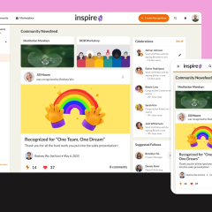 Отображение топ-15 платформ для признания заслуг сотрудников