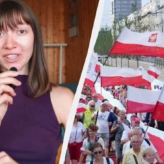Ukrainian woman on the way to Spain