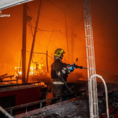 Пожар в Одесском районе