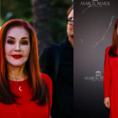 Priscilla Presley on the red carpet