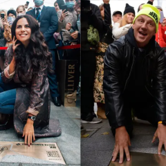 Potap and Nastya Kamenskikh in the center of Kyiv