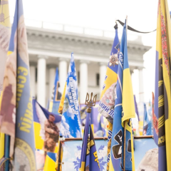 Ukrainian defenders repelling enemy attacks
