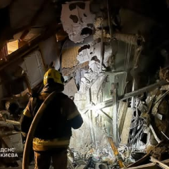 Наслідки нічної атаки в Києві