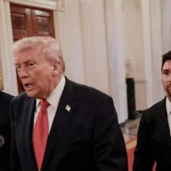 Трамп з футболістами Інтер Майамі
