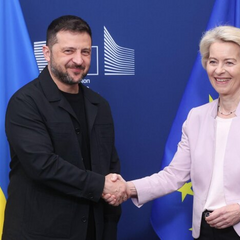 Зеленский и лидеры ЕС на переговорах