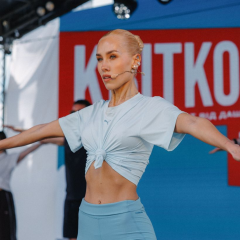Thousands of Kyiv residents at charity workout