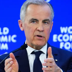 Canada's Prime Minister Carney at a press conference