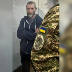 Photo of Lviv court, Russian agent on trial.