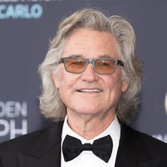 Princess of Monaco presents award to Kurt Russell
