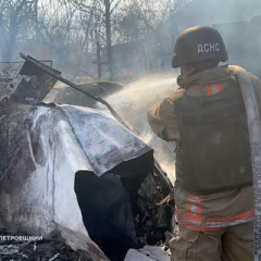 Large fires due to Russian shelling